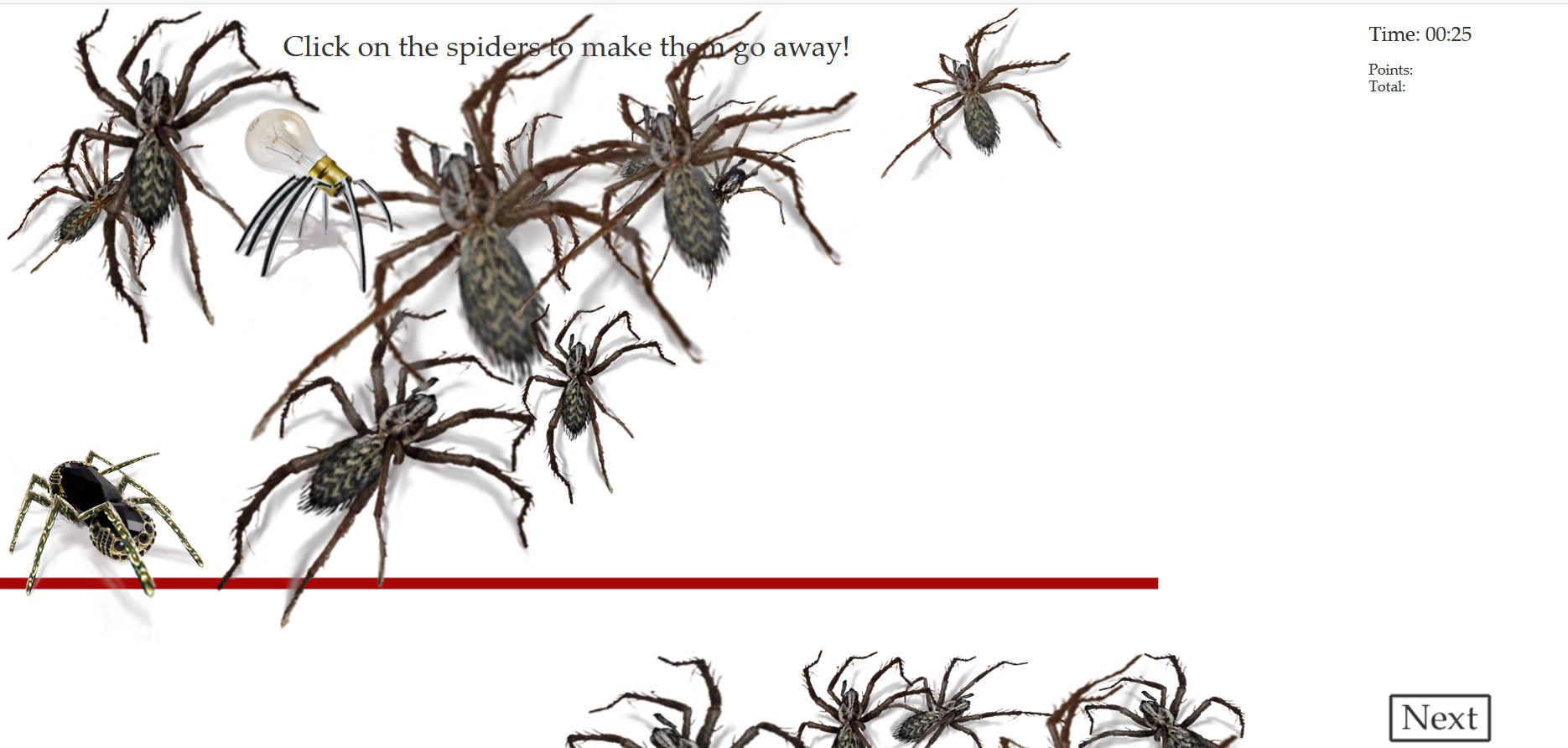 Charlotte Scheel gameart Araknofobi spillet gamedesign spil design 