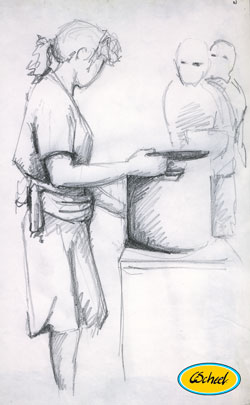 modeldrawings theatre teater croquisdrawings modeltegninger croquis charlotte scheel